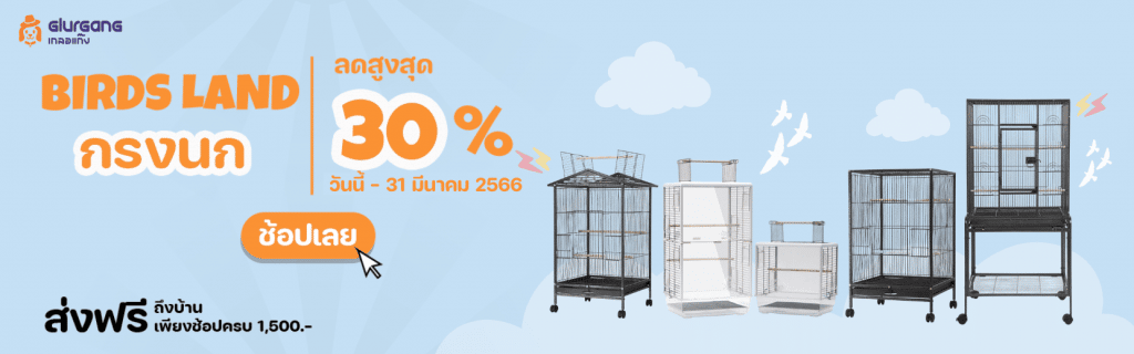 โปรโมชั่น ส่วนลด กรงนก