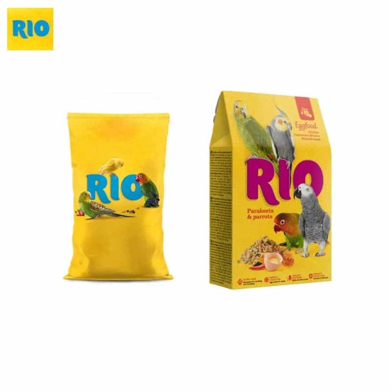 RIO อาหารไข่ สำหรักนกแก้ว ขนาดเล็ก - ขนาดใหญ่