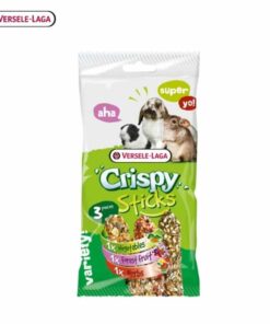 Crispy Sticks Herbivores Triple Variety Pack ขนมแท่งรสรวม 3 รส ขนมสำหรับเเทะเล่นลับฟัน กระต่าย ชินชิล่า