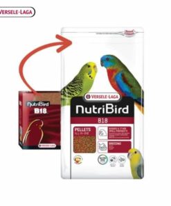 NutriBird B18 3 kg นกหงษ์หยก พาราคีทขนาดเล็ก เลิฟเบิร์ด แพรอทขนาดเล็ก สำหรับนกพ่อ แม่พันธ์ุนกผลัดขน