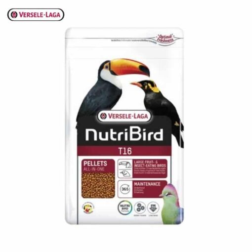 NutriBird T16 700g อาหารนก นกเอี้ยง นกขุนทอง นกทูแคน ทูราโก้นกเปล้า