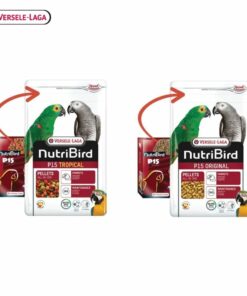 NutriBird P15 original 1kg อาหารเม็ดสำเร็จรูป นกปากขอ