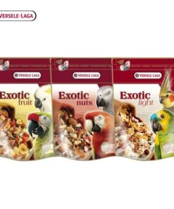 Prestige parrots exotic ขนมนกแก้ว 3 รสชาติ สำหรับนกแก้วขนาดเล็ก - ขนาดใหญ่ นกแก้ว นกค๊อกคาเทล นกแอฟริกันเกรย์