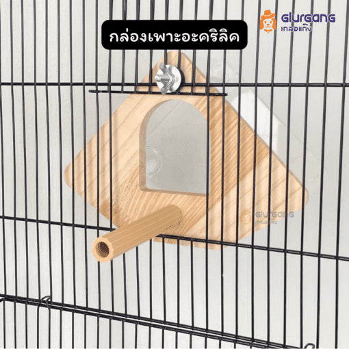 กล่องเพาะอะคริลิค อุปกรณ์สำหรับสัตว์เลี้ยง นกแก้ว
